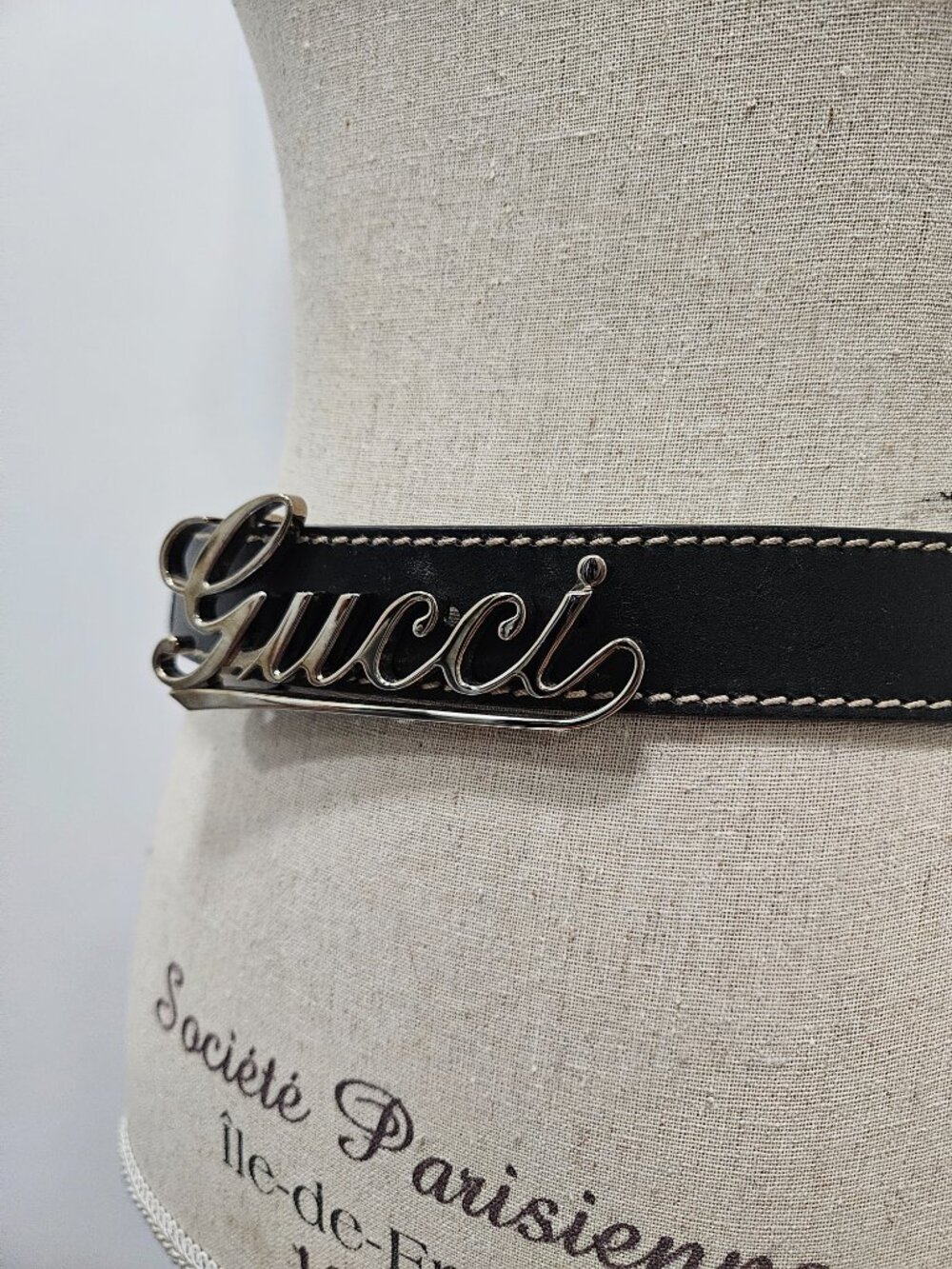 GUCCI Script Belt - Picture 4 of 7